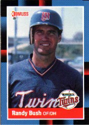 1988 Donruss Baseball Cards    272     Randy Bush